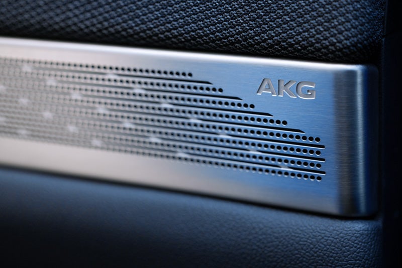 Close-up View of the AKG Studio Audio Speaker | Hansen Motor Co Cadillac in Brigham City UT